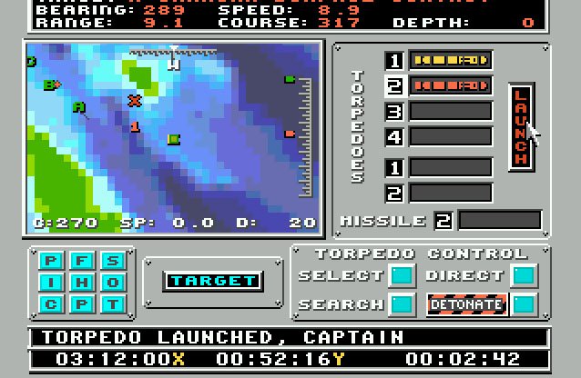 688 Attack Sub Classic Amiga game