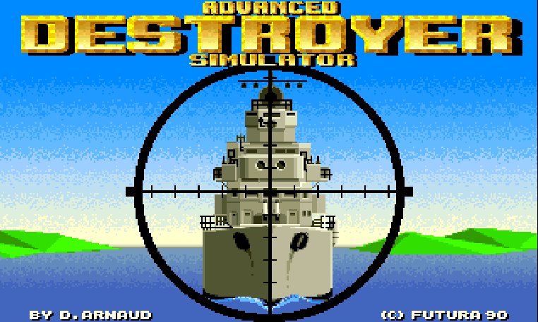 Advanced Destroyer Simulator Classic Amiga game