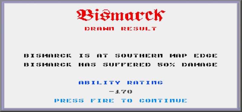 Bismarck Classic Amiga game