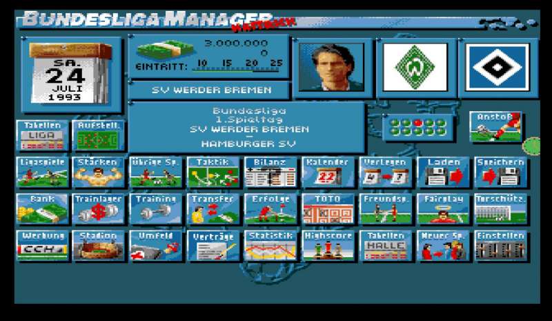 Bundesliga Manager Hattrick Classic Amiga game
