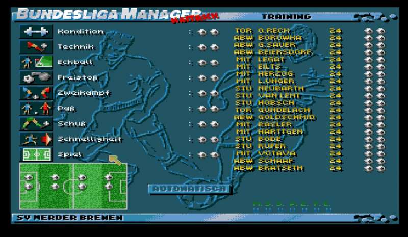 Bundesliga Manager Hattrick Classic Amiga game
