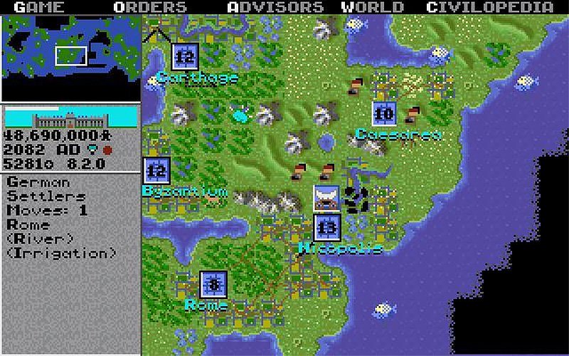 Civilization Classic Amiga game