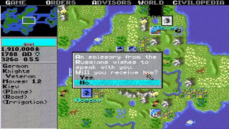Civilization Classic Amiga game