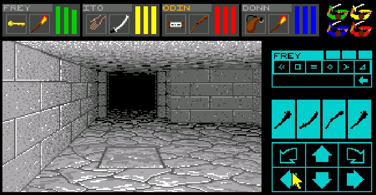Dungeon Master Classic Amiga game
