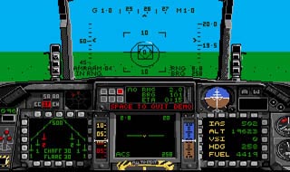F-16 Combat Pilot Classic Amiga game