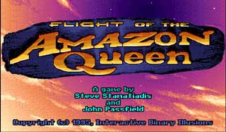 Flight of the Amazon Queen Classic Amiga game