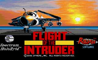 Flight of the Intruder Classic Amiga game