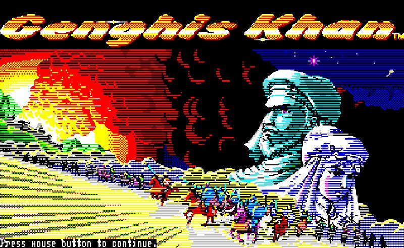 Genghis Khan Classic Amiga game