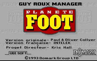 Guy Roux Manager Classic Amiga game