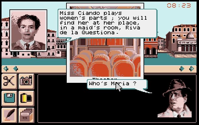 Murders in Venice Classic Amiga game