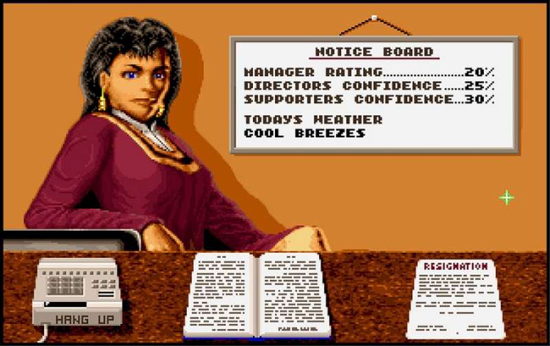 Premier Manager 2 Classic Amiga game