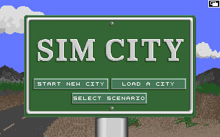 Sim City Classic Amiga game