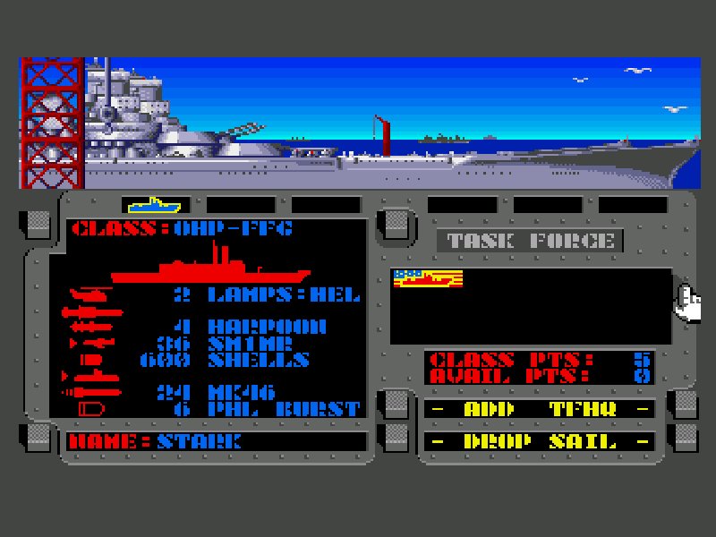 Strikefleet Classic Amiga game