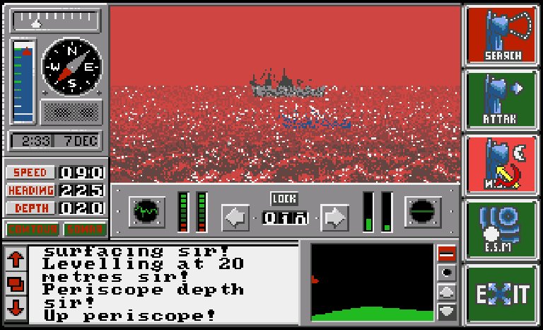 The Hunt for Red October Classic Amiga game