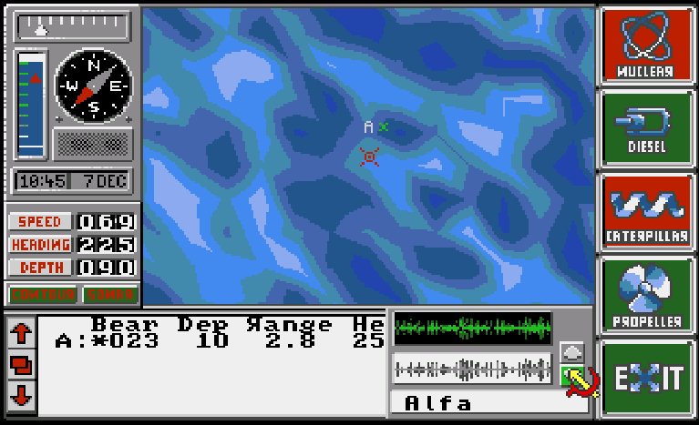 The Hunt for Red October Classic Amiga game