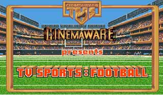 TV Sports: Football Classic Amiga game