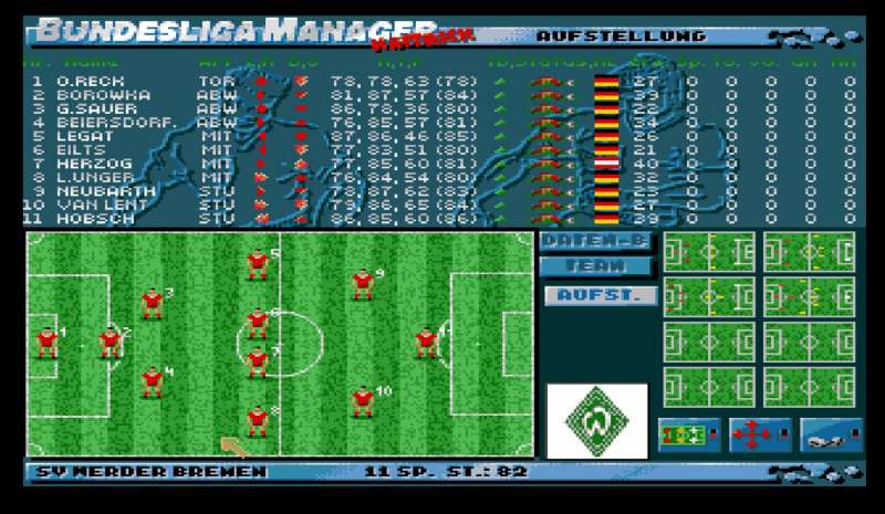 Bundesliga Manager Hattrick klasyczne gry Amiga
