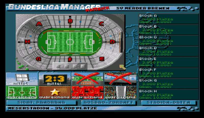 Bundesliga Manager Hattrick klasyczne gry Amiga