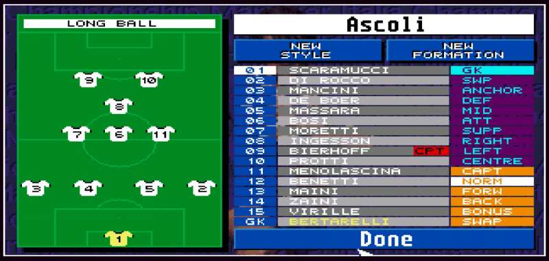 Championship Manager Italia klasyczne gry Amiga