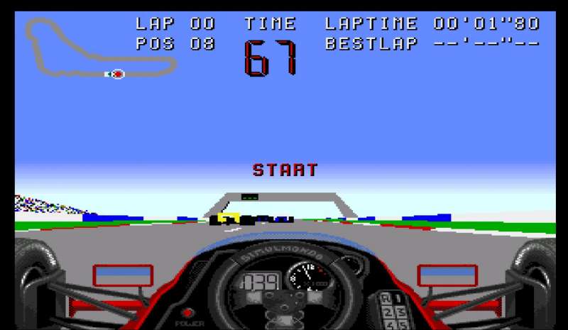 Formula 1 3D klasyczne gry Amiga