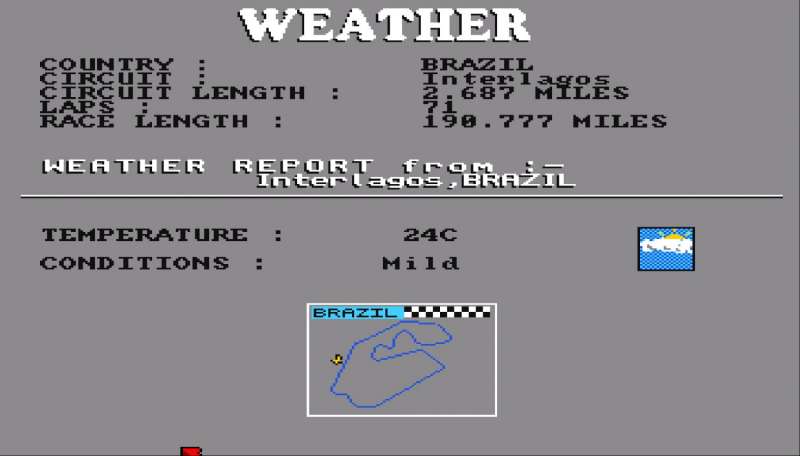 Formula One Challenge klasyczne gry Amiga