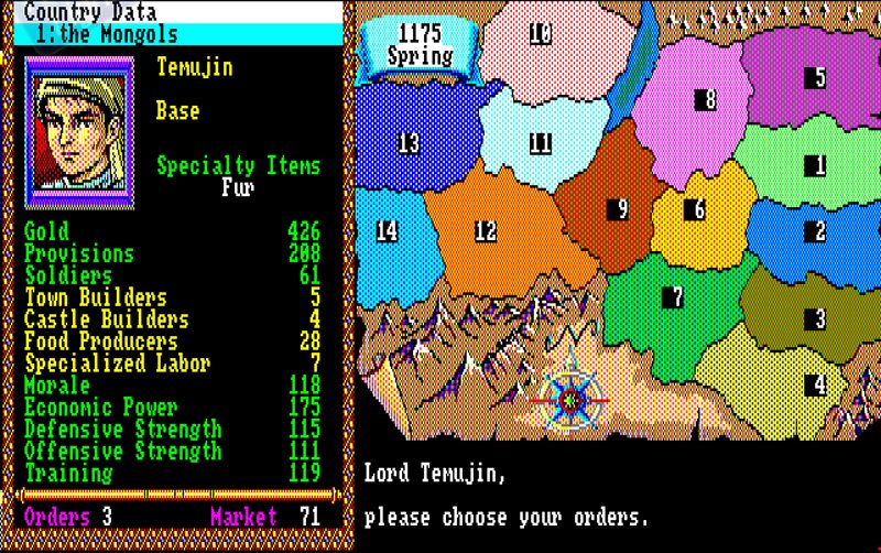 Genghis Khan klasyczne gry Amiga