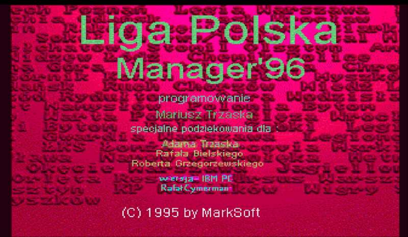 Liga Polska Manager klasyczne gry Amiga