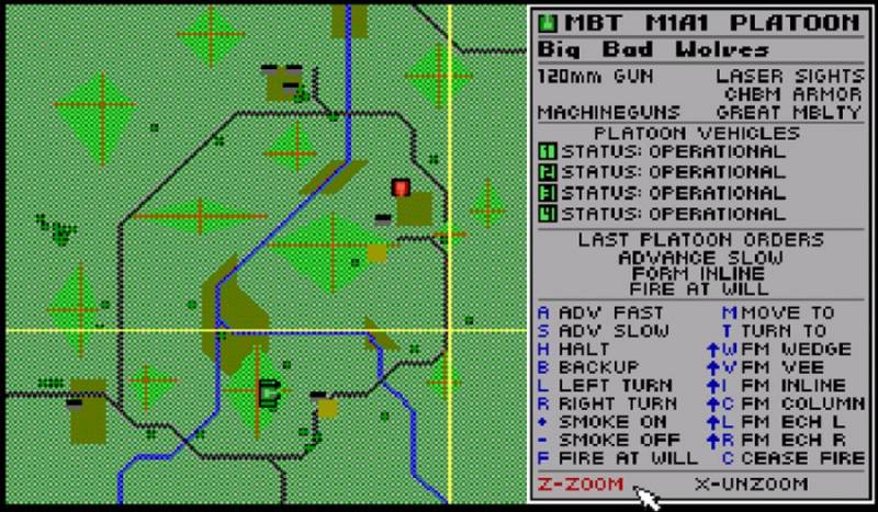 M1 Tank Platoon klasyczne gry Amiga
