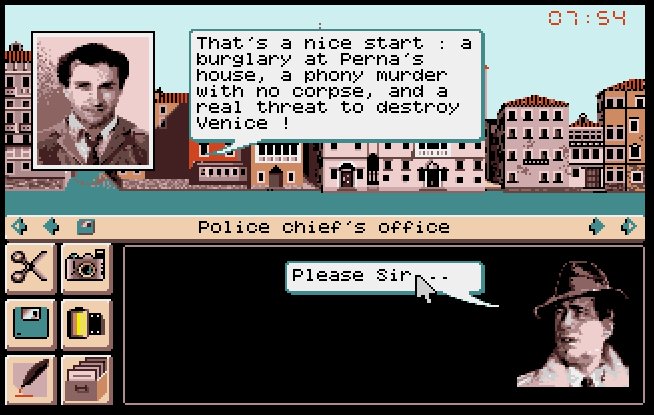 Murders in Venice klasyczne gry Amiga