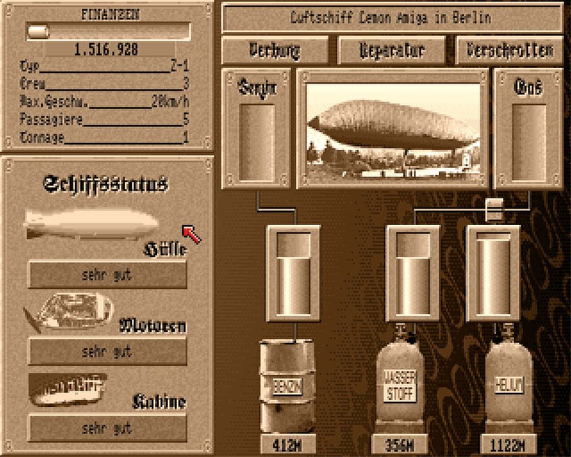 Zeppelin Giants of the Sky klasyczne gry Amiga